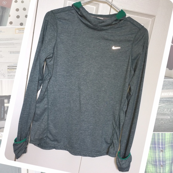 Nike Tops - Nike Running Dri-Fit Long Sleeve Hoodie Size M